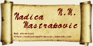 Nadica Maštrapović vizit kartica